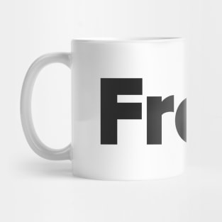 Front and back design black Mug